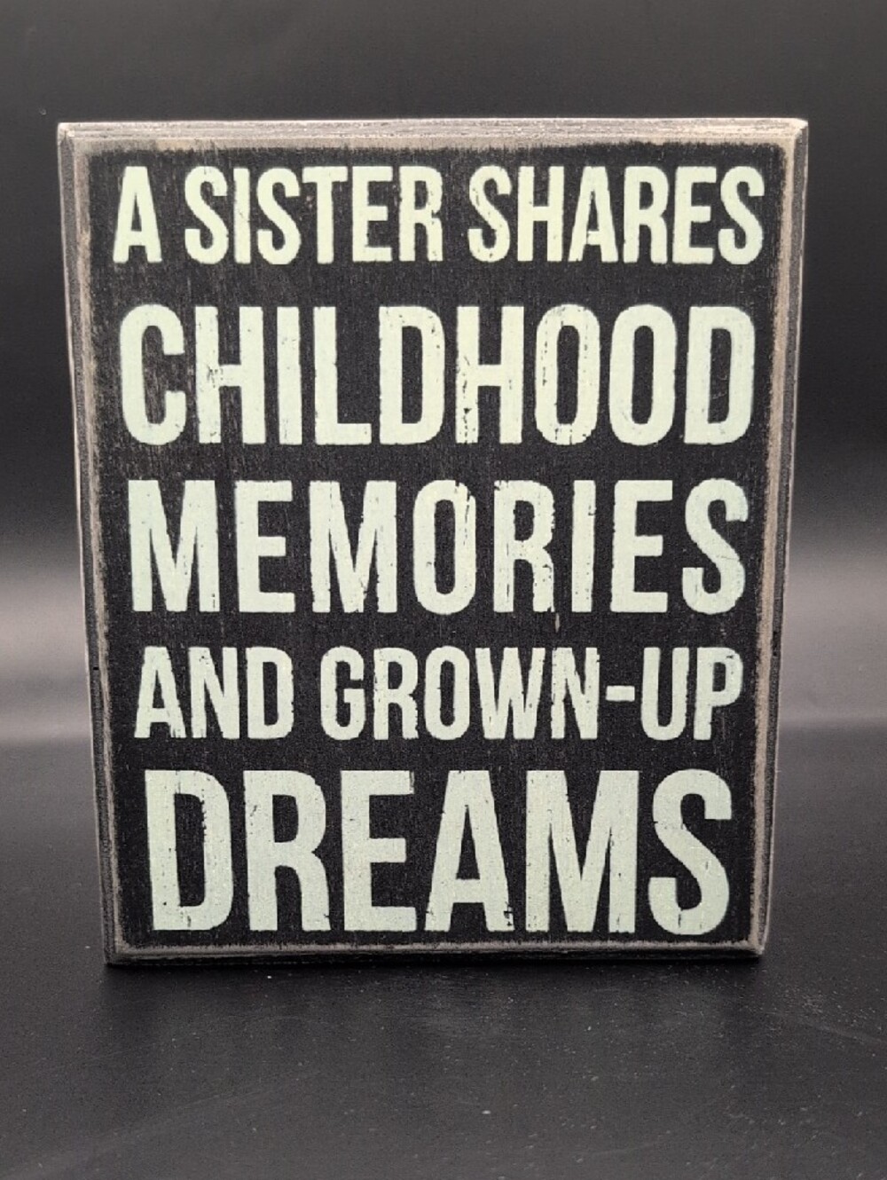 PRIMITIVES by Kathy Sister Decorative Sign Black and White